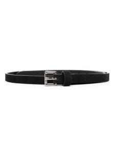 D4.0 ceinture en cuir à design double - Noir