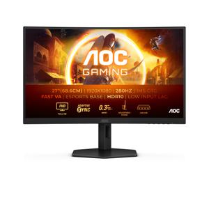 AOC AGON C27G4ZXU gaming monitor 280 Hz, HDMI, DisplayPort, USB, Audio, Adaptive Sync