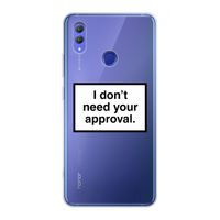 Don't need approval: Honor Note 10 Transparant Hoesje