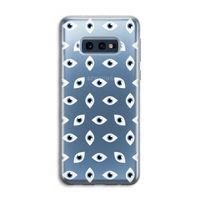 Eyes pattern: Samsung Galaxy S10e Transparant Hoesje
