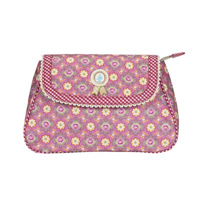 Cosmeticbag+flap M Pink