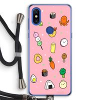 Happy bento friends: Xiaomi Mi Mix 3 Transparant Hoesje met koord Happy bento friends: Xiaomi Mi Mix 3 Transparant Hoesje met koord
