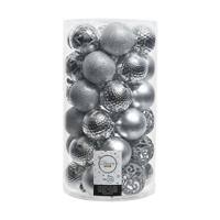 Kerstballen Decoris Zilverkleurig 37 Onderdelen