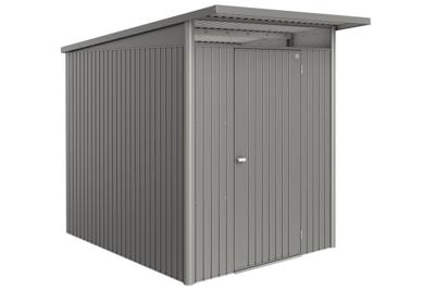 Metalen Berging AvantGarde ECO A2 180x260x218 cm met enkele deur- Lessenaarsdak- Metaal- Biohort