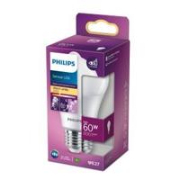 Philips LED GLS E27 8-60W 2700K mat SENSOR blister - 5102529