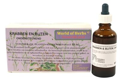 WORLD OF HERBS FYTOTHERAPIE KRABBEN EN BIJTEN 50 ML