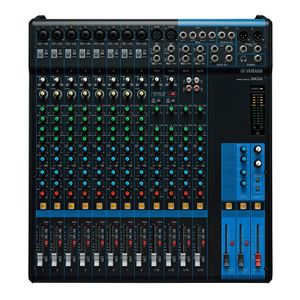 Yamaha MG16 Mix and production Analog 16 kanalen 20 - 48000 Hz Zwart