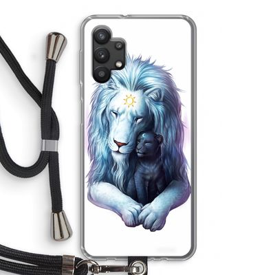 Child Of Light: Samsung Galaxy A32 5G Transparant Hoesje met koord