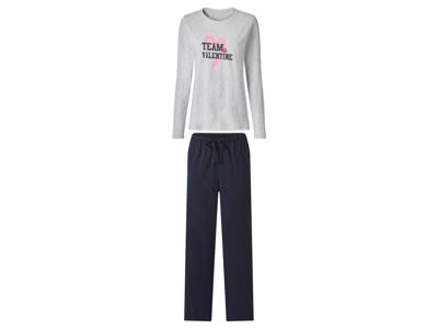 esmara Dames pyjama (Lichtgrijs/navy, XS (32/34))