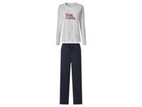 esmara Dames pyjama (Lichtgrijs/navy, XS (32/34))