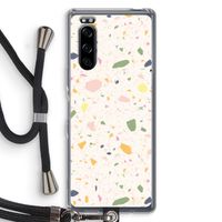 Terrazzo N°21: Sony Xperia 5 Transparant Hoesje met koord