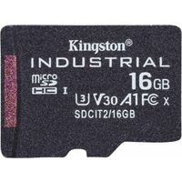 Kingston Technology Industrial flashgeheugen 16 GB MicroSDHC UHS-I Klasse 10 Kingston Technology Industrial flashgeheugen 16 GB MicroSDHC UHS-I Klasse 10