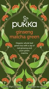 Pukka thee bio, Ginseng Matcha Green, pak van 20 stuks