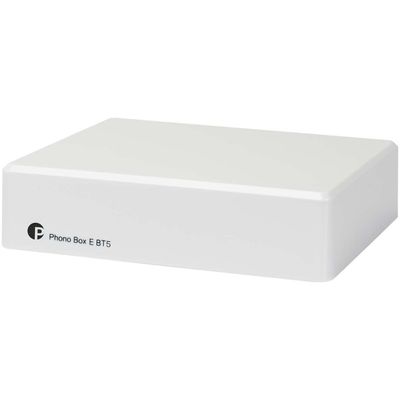 Pro-JectPhono Box E BT 5 Voorversterker MM Bluetooth Verzender Audio accessoire Wit