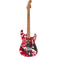 EVH Striped Series Frankie Red / White / Black elektrische gitaar - thumbnail