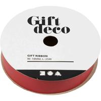 Vivi Gade Cadeaulint, b: 18 mm, rood, 25 m/ 1 rol