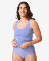 HEMA Medium Corrigerende String Met Kant Blauw (blauw)