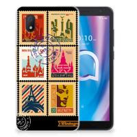 Alcatel 1B (2020) | Silliconen Back Cover | Postzegels