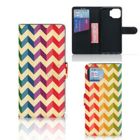 Motorola Moto G 5G Plus Telefoon Hoesje Zigzag Multi Color - thumbnail