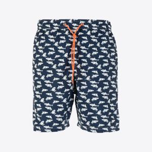 Zwemshort Blauw Print