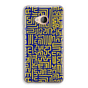 Majorelle Blue Print: HTC U Play Transparant Hoesje