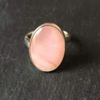 Zilveren Ring met Roze Parel (Sterling Zilver 925)