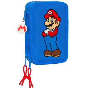 Super Mario Gevuld Etui, Play - 36 stuks - 19,5 x 12,5 x 5,5 cm- Polyester