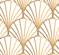 Art deco wit en goud slaapkamer behang Art deco wit en goud slaapkamer behang