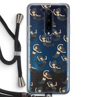 Zeemeermin: OnePlus 7 Pro Transparant Hoesje met koord