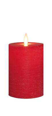 Stompkaars-USB wax 10x7,5 cm rood - Annas collection