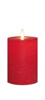 Stompkaars-USB wax 10x7,5 cm rood - Annas collection