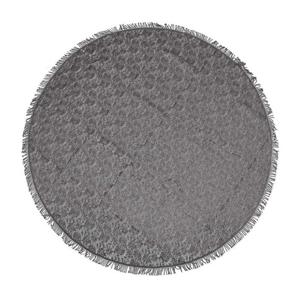 Unique Living Tafelkleed/tafellaken - Rond - donkergrijs - Dia 160 cm - Buiten en binnen geschikt