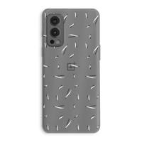 Hipster stripes: OnePlus Nord 2 5G Transparant Hoesje - thumbnail
