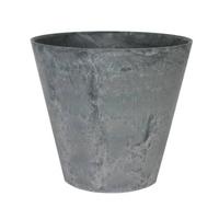 Ter Steege Plantenpot - natuursteenlook grijs - D22 x H20 cm