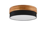Trio Ø 50cm plafondlampSeasons hout met zwart - 611500302
