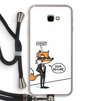 GSM secure: Samsung Galaxy J4 Plus Transparant Hoesje met koord