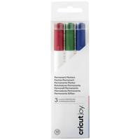Cricut Joy Permanent Marker 3-Pack 1.0 Stiftset Blauw, Rood, Groen