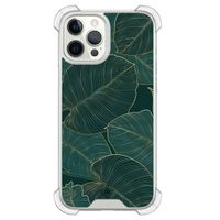 iPhone 12 (Pro) shockproof hoesje - Monstera leaves