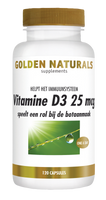 Golden Naturals Vitamine D3 25mcg Capsules - thumbnail