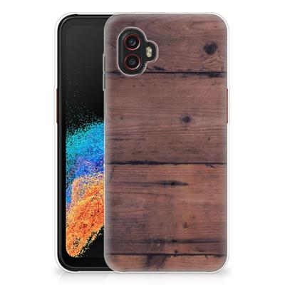 Samsung Galaxy Xcover 6 Pro | Bumper Hoesje | Old Wood