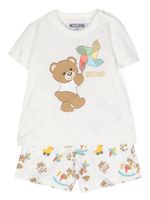 Moschino Kids trousseau de naissance en coton - Blanc