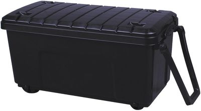 Really Useful Box opbergkoffer op wieltjes 64 l, zwart