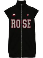 Martine Rose gilet à logo brodé - Noir