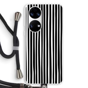 Stripes: Huawei P50 Transparant Hoesje met koord