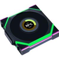 Lian Li UNI FAN SL Wireless LCD 120mm 1-Pack Black - thumbnail