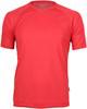 Cona Sports CN100 Rainbow Tech Tee - Lobster Red - XS