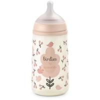 SUAVINEX Birdies Babyfles - SX Pro M Speen - 270 ml - 3 tot 6 maanden - Roze