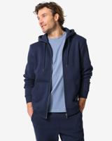 HEMA Herensweatvest Met Capuchon Donkerblauw (donkerblauw)
