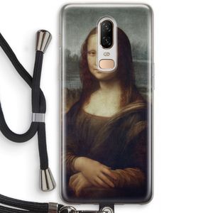 Mona Lisa: OnePlus 6 Transparant Hoesje met koord