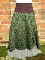 Vintage Cotton-Blend Skirt - thumbnail